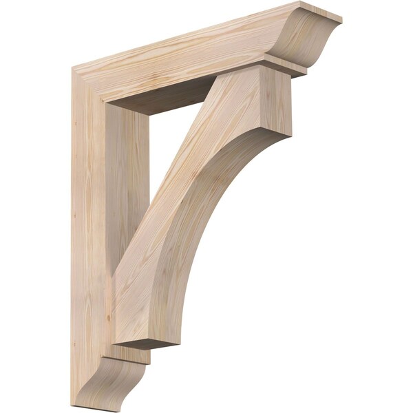 Ekena Millwork Westlake Traditional Smooth Bracket w/ Offset Brace, Douglas Fir, 7 1/2"W x 34"D x 40"H BKT0806X34X40WTL01SDF - main